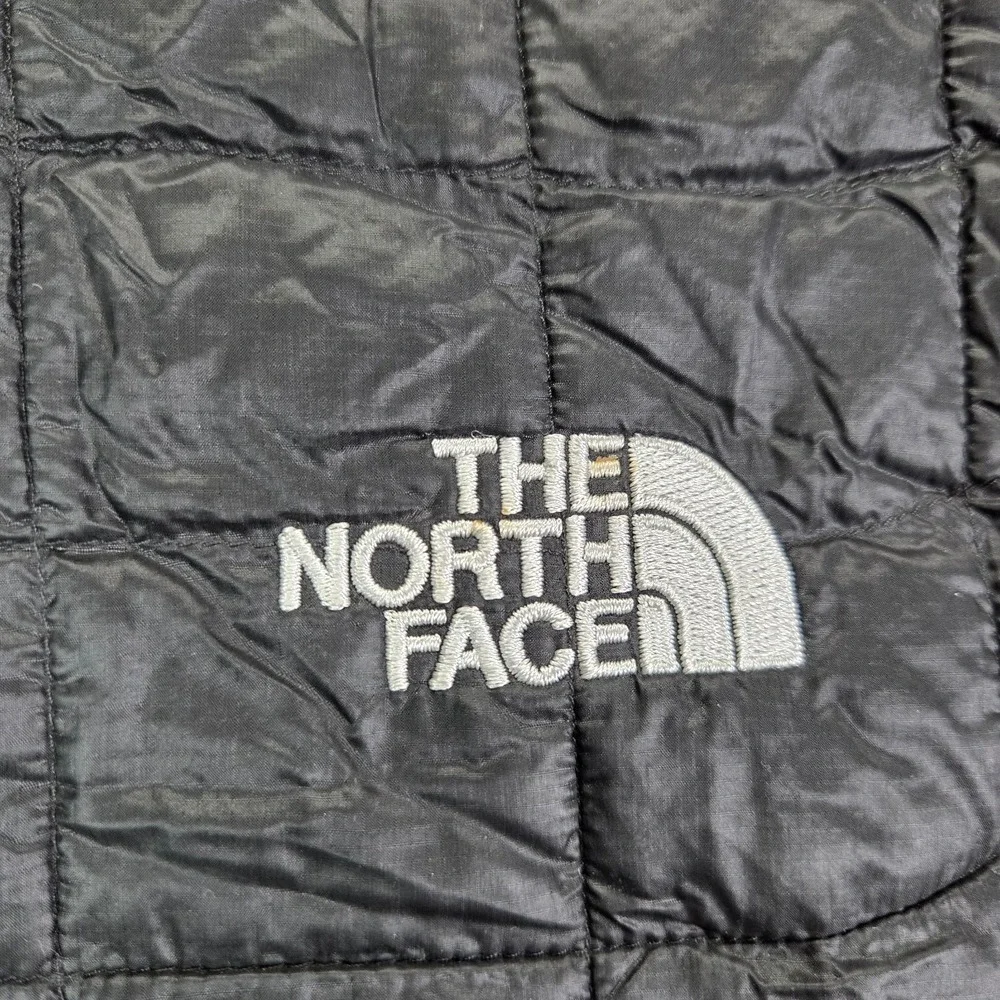North Face Jacket Mens Sz XL Black Thermoball Eco Quilted Puffer Full Zip Winter